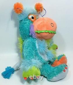 Manhattan Toy RARE Galoompagalots Monster Plush Stuffed Animal Blue Orange RARE