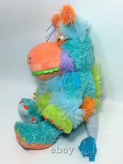 Manhattan Toy RARE Galoompagalots Monster Plush Stuffed Animal Blue Orange RARE