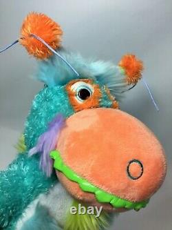 Manhattan Toy RARE Galoompagalots Monster Plush Stuffed Animal Blue Orange RARE