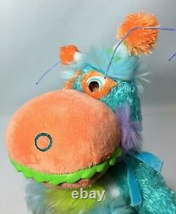 Manhattan Toy RARE Galoompagalots Monster Plush Stuffed Animal Blue Orange RARE