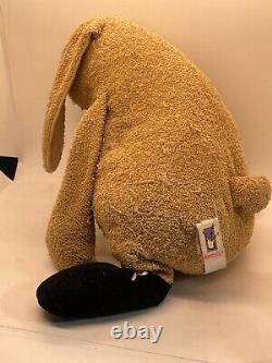 Manhattan Toy Rabbit Tip Toes Terry Cloth Plush Beanie Stuffed Animal Bunny 1998