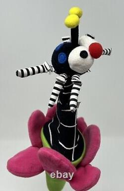 Manhattan Toy Sadie Spider Lollipuppet Flower Plush Stuffed Animal Toy 1999 14