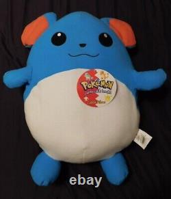 Marill Pokemon Cuddle Pillow Plush 2000 Nintendo 24 Gotta Catch Them All