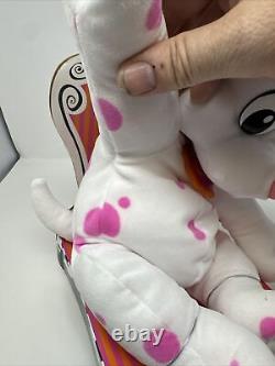 Mattel Disney 102 Dalmatians Oddball Plush Stuffed Animal Pink Dot with Collar 16