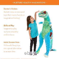 Melissa & Doug Standing T-Rex Giant Lifelike Plush Stuffed Animal