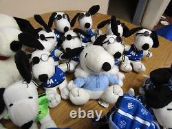 Metlife Snoopy Plush Dogs Huge Lot 40