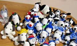 Metlife Snoopy Plush Dogs Huge Lot 40