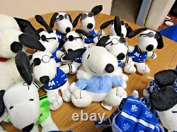 Metlife Snoopy Plush Dogs Huge Lot 40