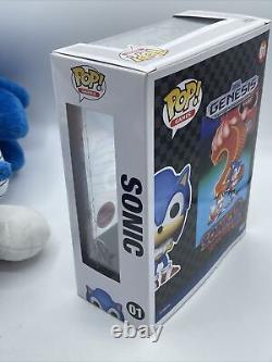 Mets MLB Sonic The Hedgehog Build A Bear Plush Toy Stuffed Animal SEGA With FUNKO