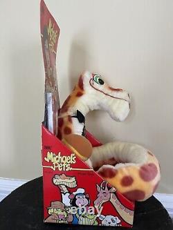 Michael's Pets Muscles Snake Stuffed Animal Plush Toy Jackson Music Cassette