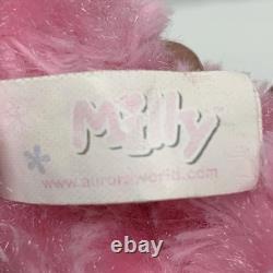 Milly The Pinkest Kitten Plush Aurora World White Striped Stuffed Animal