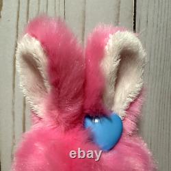 Monchhichi Chimutan Pop N Candy Club Pink Bunny Plush Stuffed Animal Doll 8 Inch