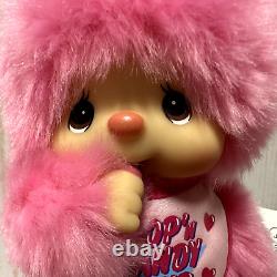 Monchhichi Chimutan Pop N Candy Club Pink Bunny Plush Stuffed Animal Doll 8 Inch