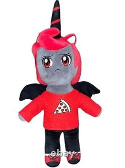 Moody Plush 2020 Unicorn IamSanna Gray Red Pizza Slice Doll Toy Roblox Youtube