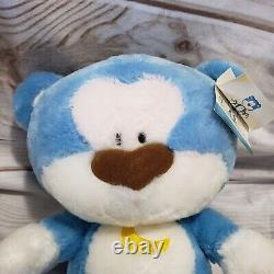 Morning Glory Blue White Bear 9.5 Plush Stuffed Animal 1994 Rare With Tag Moon