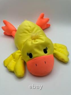 Moshi Yellow Duck 16 Plush Stuffed Animal 15012 Orange Feet Microbead Brentwood