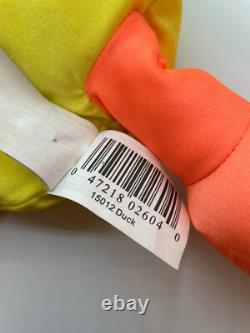 Moshi Yellow Duck 16 Plush Stuffed Animal 15012 Orange Feet Microbead Brentwood