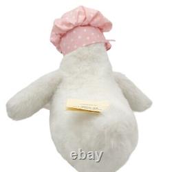 Ms Noah White Mother Goose Prairie Bonnet Plush Stuffed Animal Doll 91' RARE VTG