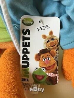 Muppets Pepe Plush Disney Store Exclusive 14-15 Doll Stuffed Animal