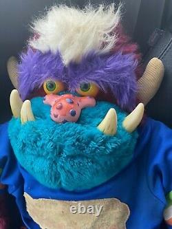 My Pet Monster My Football Monster 1980s Rare 1986 Plush Toy