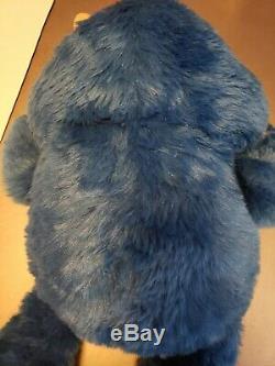 My Pet Monster Vintage Original Blue 1986 Plush Doll AmToy Handcuffs RARE GREAT