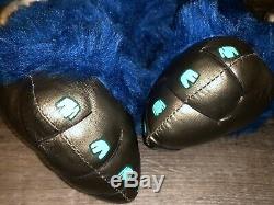 My Pet Monster Vtg Original Blue 1980's Plush Doll AmToy Handcuffs RARE