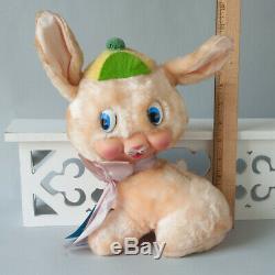 My Toy Rubber Face Bunny Rabbit Plush Pals Rushton Gund