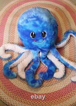 NEW BLUE OCTOPUS PLUSH Giant 48 Stuffed Animal Big Jumbo Valentines Day X-Large