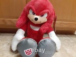 NEW Build-A-Bear Knuckles from Sonic 2 17 Plush withbirth certificate