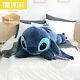 New Disney Lilo Stitch 120cm 47in Lying Plush Toy Stuffed Animal Character Doll