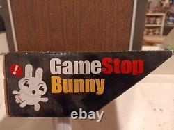 NEW! GameStop Buck the Bunny Talking Mascot Plush 8 Stuffed Animal RARE 2009