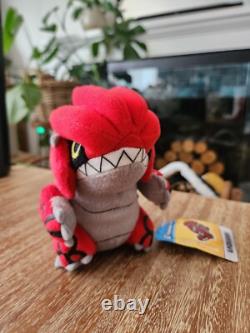 NEW Groudon Pokemon Center 2010 Plush Poke Doll 6 Stuffed Animal Nintendo