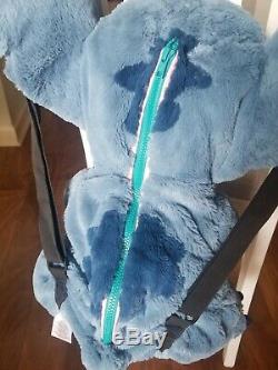 NEW Lilo & Stitch Disney Store Plush Backpack Blue One Of A Kind Hand Made