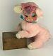 New Vintage Rushton Daisy Belle Rubber Face Pink Cow Plush Toy Rare Withtag