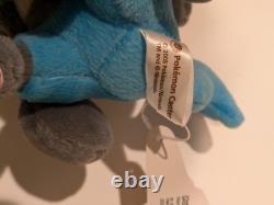 NEW WITH TAGS 2005 Lucario Pokemon Poke Doll Plush Toy Stuffed Animal Plushie
