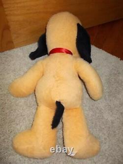 NICE! Vintage 1970's Animal Fair HENRY DOG 21 Plush Yellow Puppy Stuffed Toy