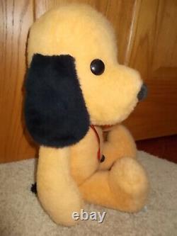 NICE! Vintage 1970's Animal Fair HENRY DOG 21 Plush Yellow Puppy Stuffed Toy