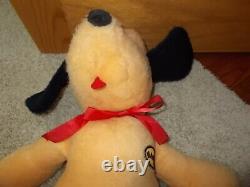 NICE! Vintage 1970's Animal Fair HENRY DOG 21 Plush Yellow Puppy Stuffed Toy