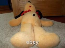 NICE! Vintage 1970's Animal Fair HENRY DOG 21 Plush Yellow Puppy Stuffed Toy