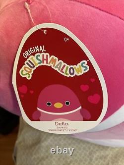 NWT 16 Della The Pink Mallard Duck Squishmallow 2022 Valentines Plush