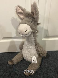 NWT JellyCat DARIO DONKEY Plush Stuffed Animal Barnyard Retired Brand New