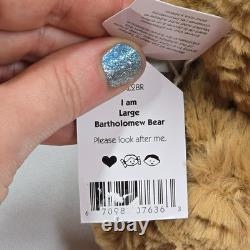 NWT Jellycat Bartholomew Bear Stuffed Animal Gift Large Plush AUTHENTIC 14.2