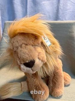 NWT RETIRED Jellycat Leonardo Lion Tan Brown Long Tail Soft Plush Animal Large