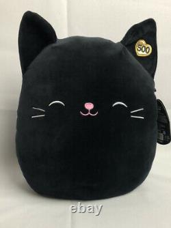 NWT Squishmallow 12 Jack Black Cat Limited Edition Exclusive Hard To Find