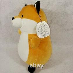 NWT Squishmallow 20 Bart the Fox Orange Hug Mees KellyToy 2019 RARE Plush Toy