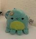 Nwt Squishmallow 3.5 Ophelia Flower Octopus Clip Canada Exclusive Hard To Find