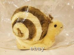 NWT Steiff 094835 Cosili Plush Snail Schnecke Stuffed Animal Tags Attached