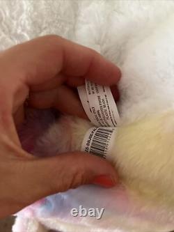 Nanco Suger Hamster JUMBO Plush Belly Buddy Stuffed Animal Sparkle eyes