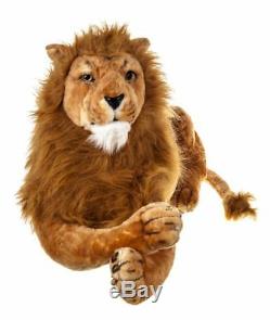 New 130cm XXL Large Soft Plush Cuddly Soft Toy Tiger Leopard Lion Panther Gift