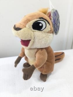 New Disney Enchanted Pip Chipmunk Plush Stuffed animal Bean Doll Toy squirrel